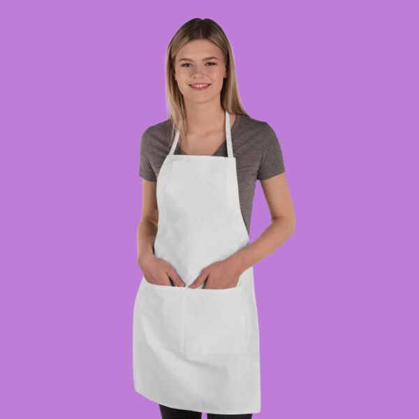Full-Length Apron with Pockets Thumbnail